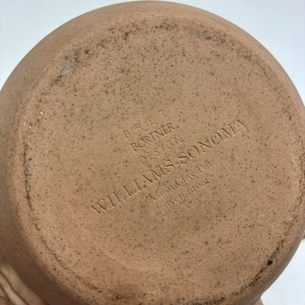Bret Bortner Design For Williams Sonama Asian‎ Clay Pot NEW